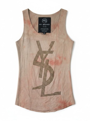 My Brand Tanktop Tie-Dye like new, size XS, beige and pink