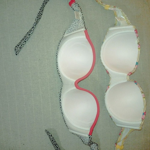 Strapless bikini tops set of 2 like new, cup B, size M