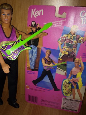 Ken doll 1997 Miami with 1993 Cool Times outfit like new