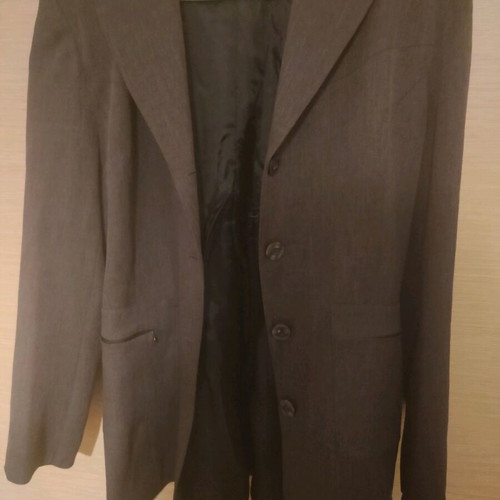 Fall jacket like new, large size, dark gray