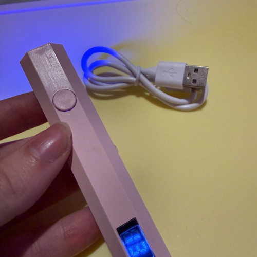 Mini UV Nail Lamp USB Pink new