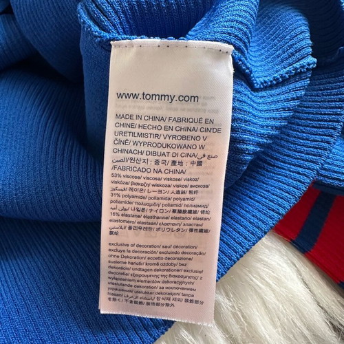 Tommy Hilfiger x Gigi Hadid blue turtleneck sweater like new, size M