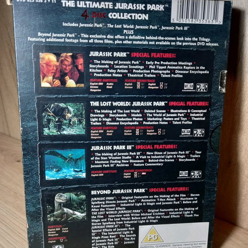 Jurassic Park Trilogy DVD like new with English subtitles