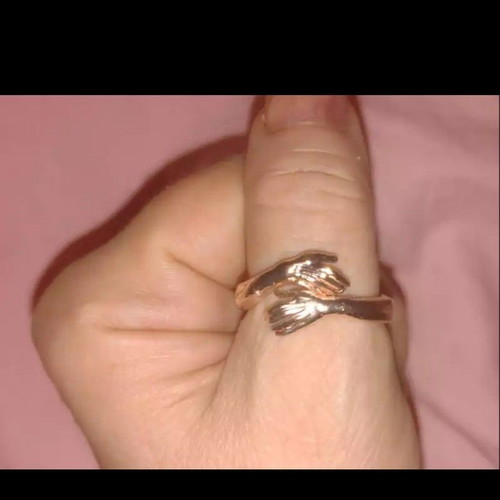 Ring Prегръдката new, rose gold finish, unisex, adjustable
