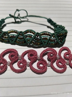 Handmade bracelets new, set of two