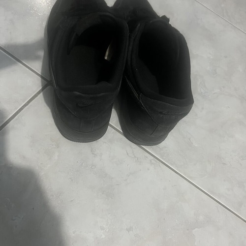 Nike Air Force 1 Black Matte size 45 like new with anti-creasers