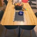Kitchen table surface used, 160x90x4 cm