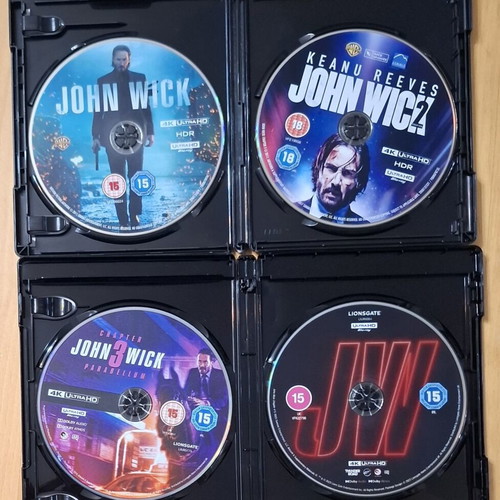 John Wick Chapters 1-4 4K Ultra HD Blu-ray set