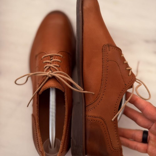 Manetti brown dress shoes size 43
