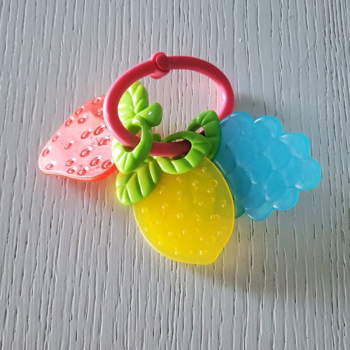 Mothercare teething fruit toys like new