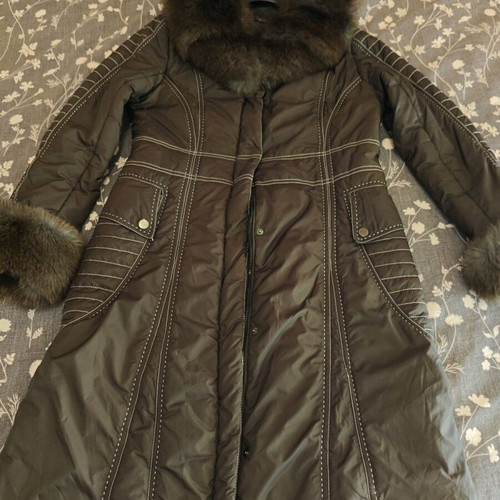 Raxevsky women's long jacket like new, grey taupe