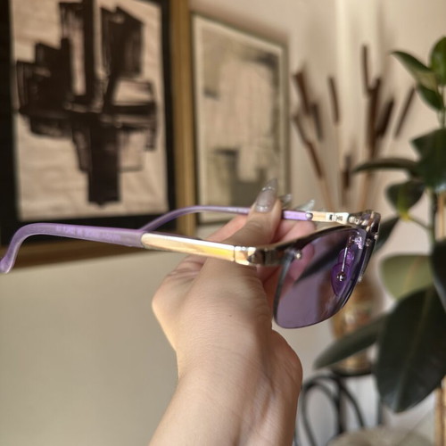 Prada vintage purple sunglasses unisex, like new