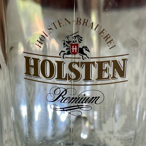 Holsten Beer Mug Vintage Collectible 1990s Half Liter Like New