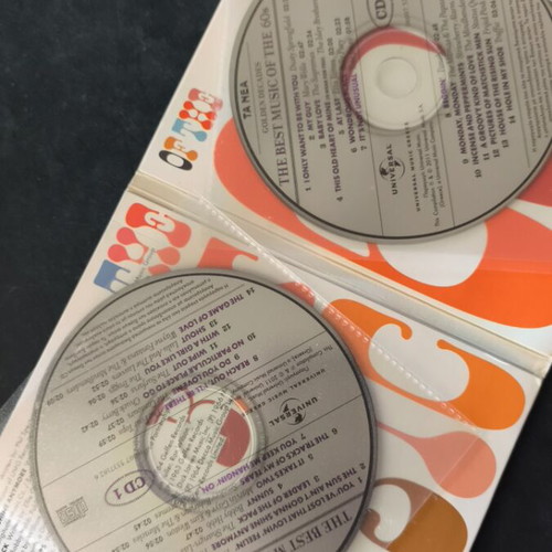 The Best Music of the 60s 2CD like new, entechno genre