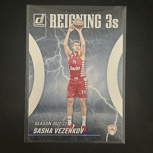 Sasha Vezenkov Olympiacos BC 2023-24 Panini Donruss EuroLeague Card brand new