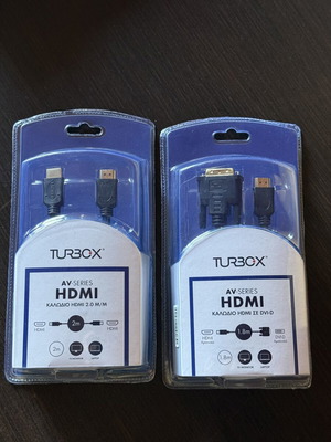 TURBOX καλώδια HDMI σε HDMI και DVI-D