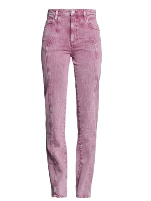 Isabel Marant Etoile straight pink jeans new with tags size FR 34