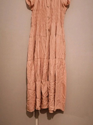 Women's dress like new, pink salmon, loose fit