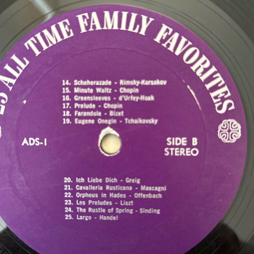 Vintage vinyl record used, collectible item