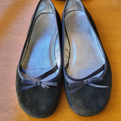 Zara vintage ballet flats used, black, size 38