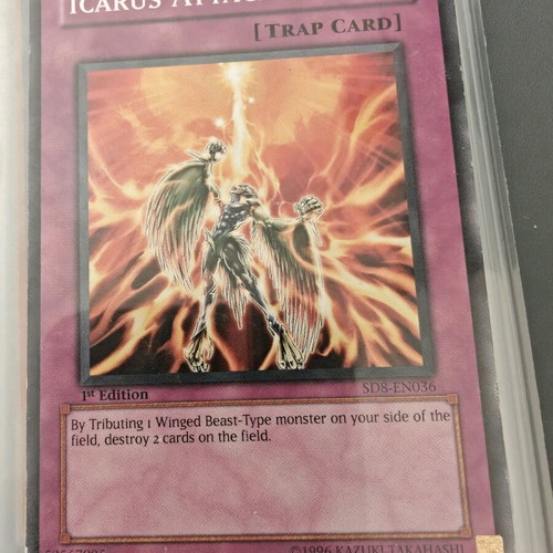 Yu-Gi-Oh card Icarus attack like new