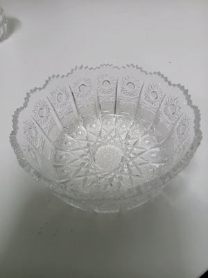 Crystal items new, set of 6 pieces