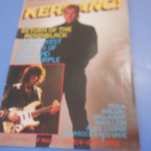 Kerrang! magazine used with Deep Purple and Rush