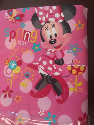 Children's duvet cover with Minnie, 100% cotton, new