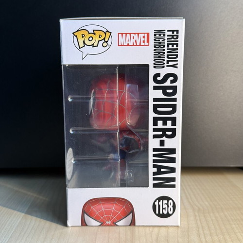 Funko Pop Friendly Neighborhood Spider-Man Metallic 1158 like new