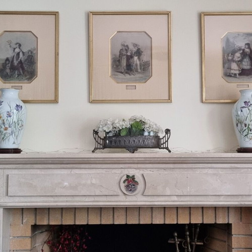 Porcelain Vases New, Designed by Niki Goulandris, Georges Boyer Limoges