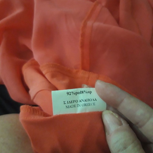 Women's blouse like new, coral color, size L
