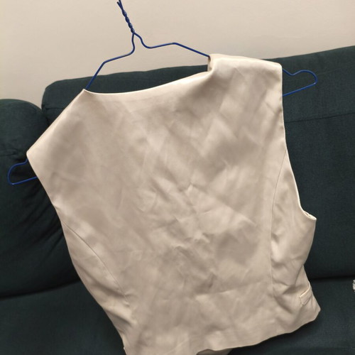 Shein beige vest new with tag, size S
