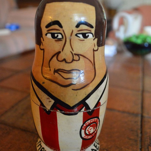 Olympiakos Babushka used, handmade with players