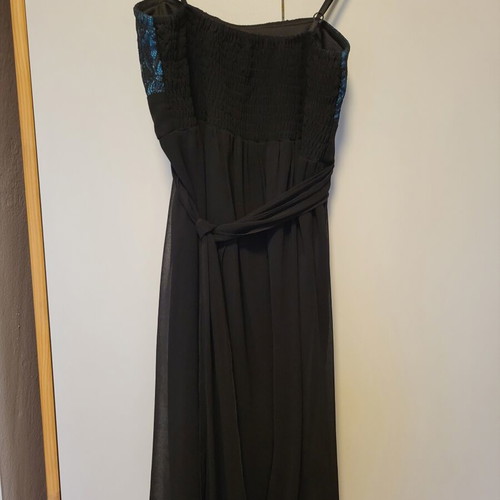 Freestyle black and green dress, size S