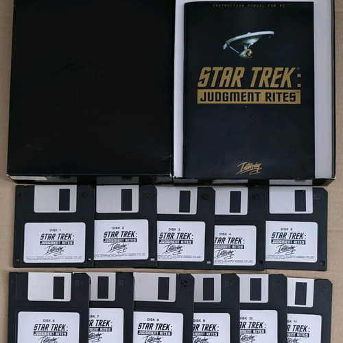 Star Trek Judgment Rites PC like new, complete box