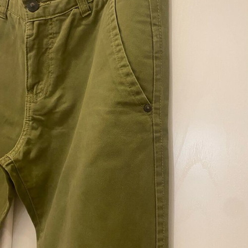 Berto Lucci men's pants small, olive, cotton, like new