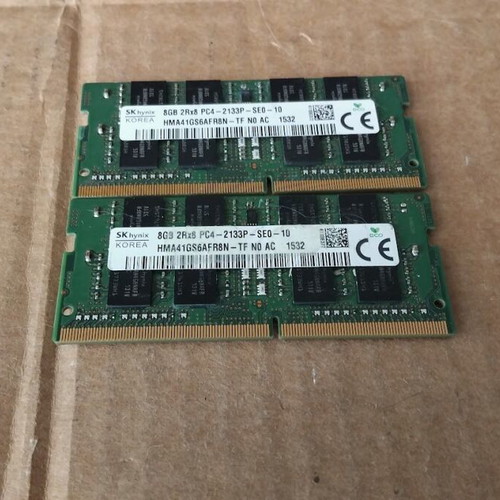 SO-DIMM Memory Module SKhynix HMA41GS6AFR8N-TF kit 2x8GB DDR4 2133MHz used