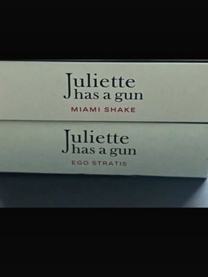 Juliette Has A Gun mini perfume Miami Shake and Ego Stratis like new