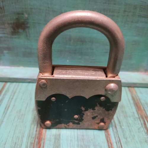 Sidor padlock used, large, non-functional, 12x8 cm