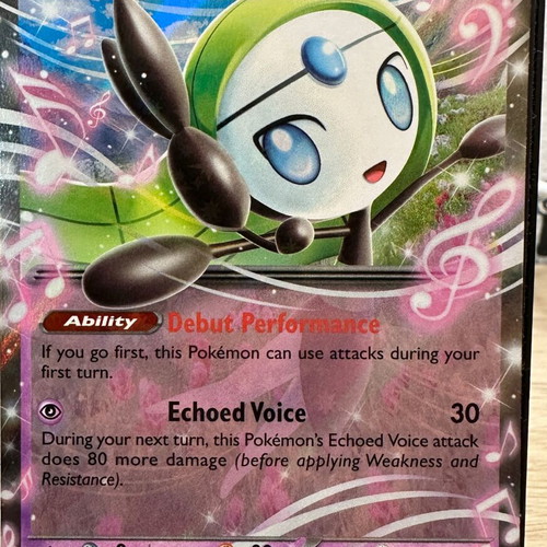 Meloetta ex 044/086 NM from Black Bolt set used