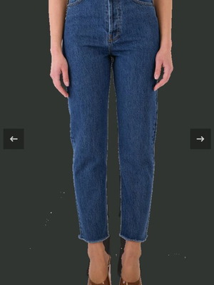 Salt & Pepper Jean Gia S/W cropped b-free size 28 new, high waist blue