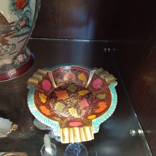 Copper ashtray vintage like new with special technique