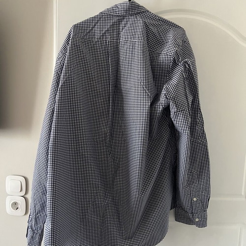 Ralph Lauren shirt size M blue and white checkered like new