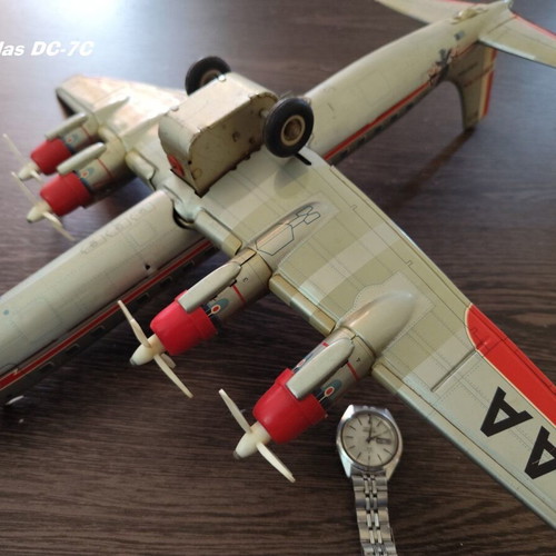 Douglas DC-7C vintage used collectible model toy