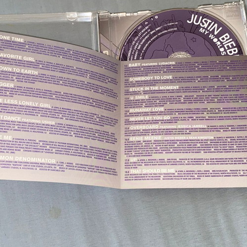 Justin Bieber My Worlds CD new, special Greek edition