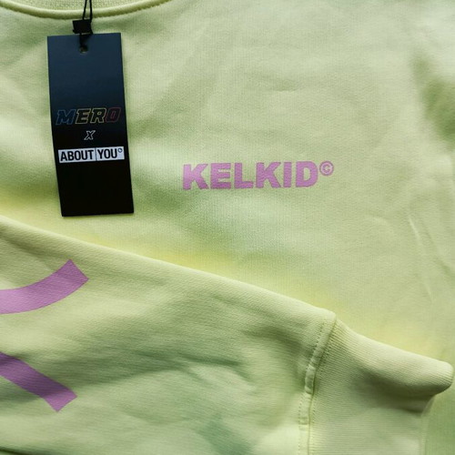 Kelkid sweatshirt oversized new, yellow, size XS