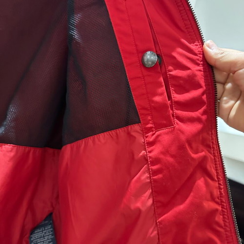 Ανοιξιάτικο μπουφάν Ralph Lauren με κρυφή κουκούλα, σαν καινούργιο, κόκκινο μέγεθος M