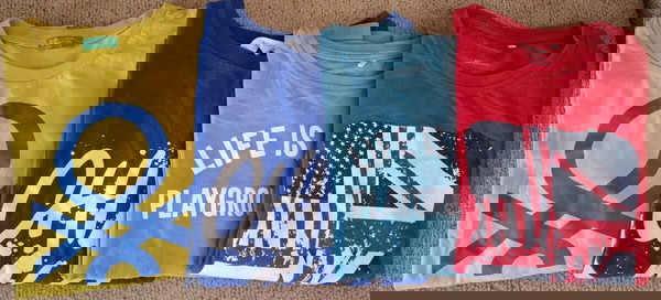 4 T-shirt μακρυμάνικα για 12 ετών