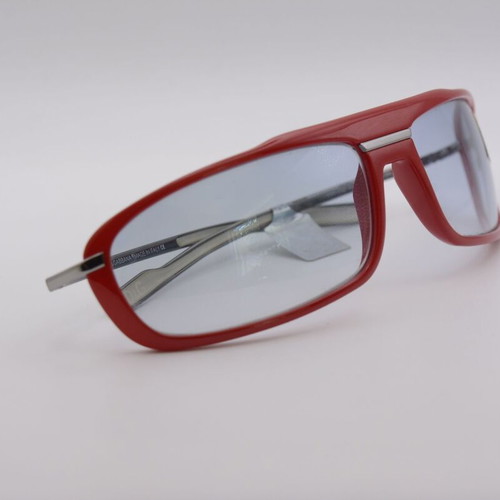 Dolce & Gabbana 2142 910 New Vintage Sunglasses Red Shield Mask Italy NOS