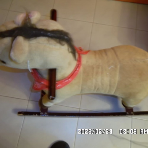 Rocking horse used for small children